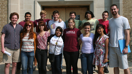 Students at Loyola 4 Chicago 