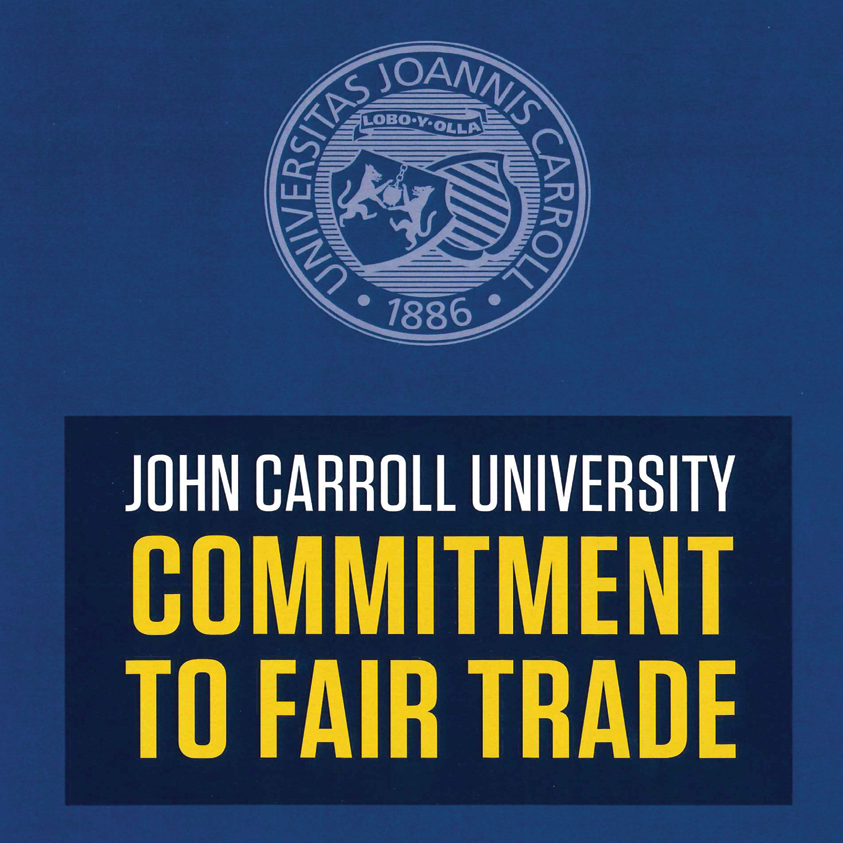 Cover page of resolution signed by Rev. Robert Niehoff, S.J., at John Carroll University on December 17, 2014.