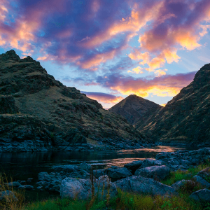 A sunset in Idaho's Hell's Canyon [SOURCE: Nan Palmero via Flickr]