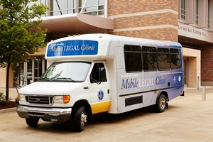 Marquette University's Mobile Legal Clinic bus [SOURCE: Marquette University]